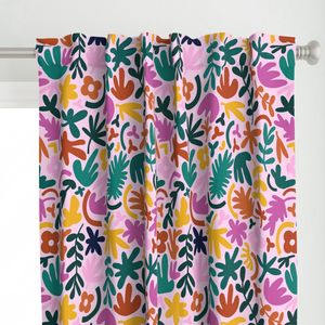 Mod Abstract Jungle Cutouts - Pink purple rust