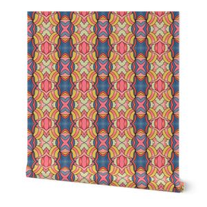 Let s Party art deco columns circus backdrop colourful watercolour