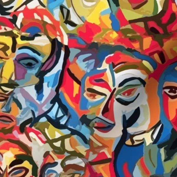 Picasso cubism faces