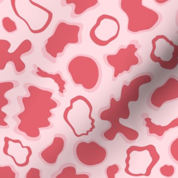 Abstract Animal Print Pink