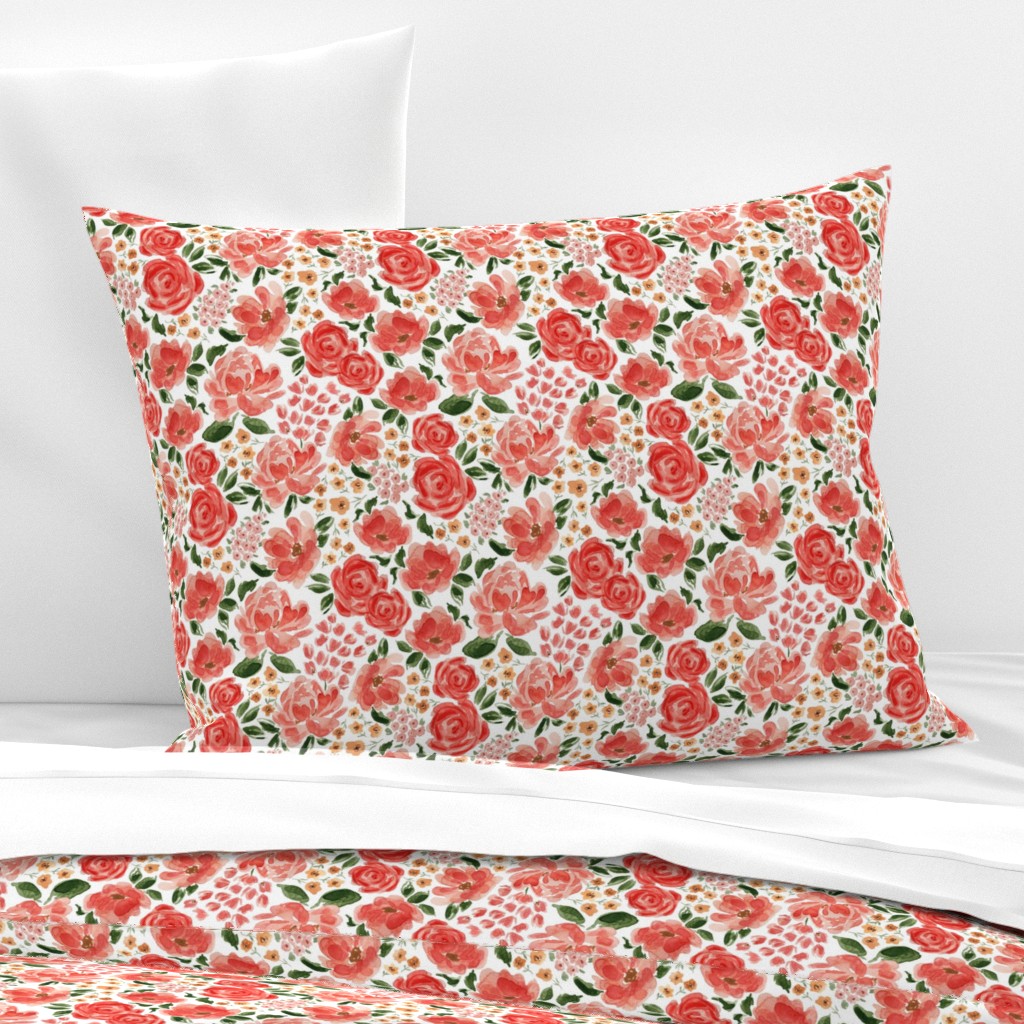 Standard Pillow Sham with a knife-edge on a bed
