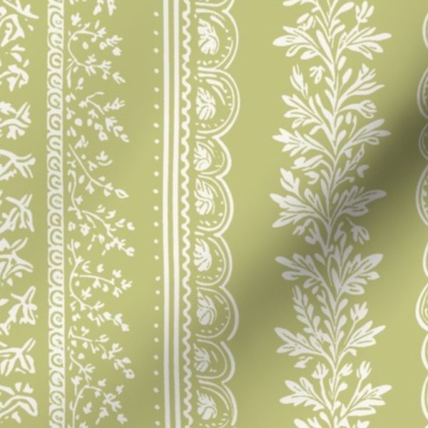 Parish Stripe BM Sweet Daphne Chartreuse