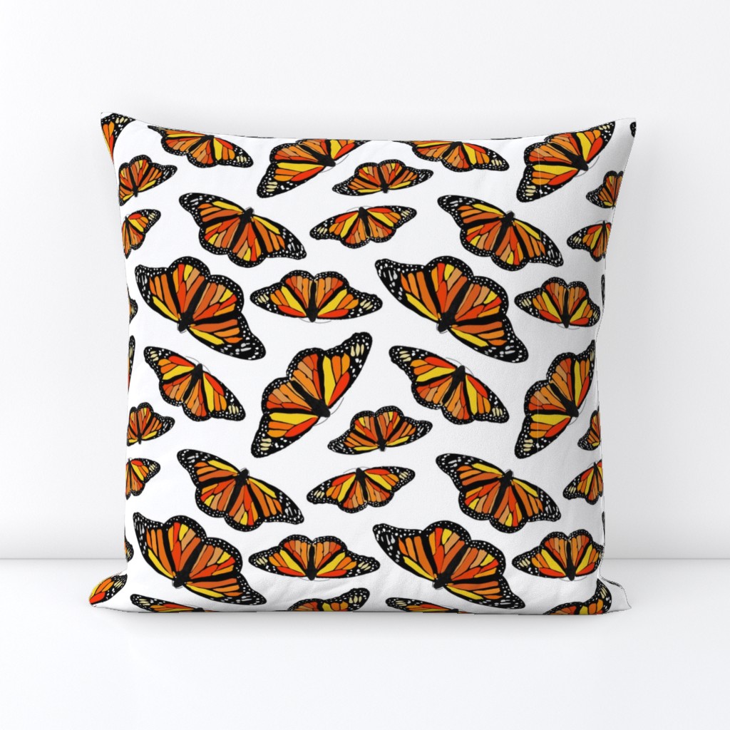 18 inch square Throw Pillow sitting on a surface leaning against a white background