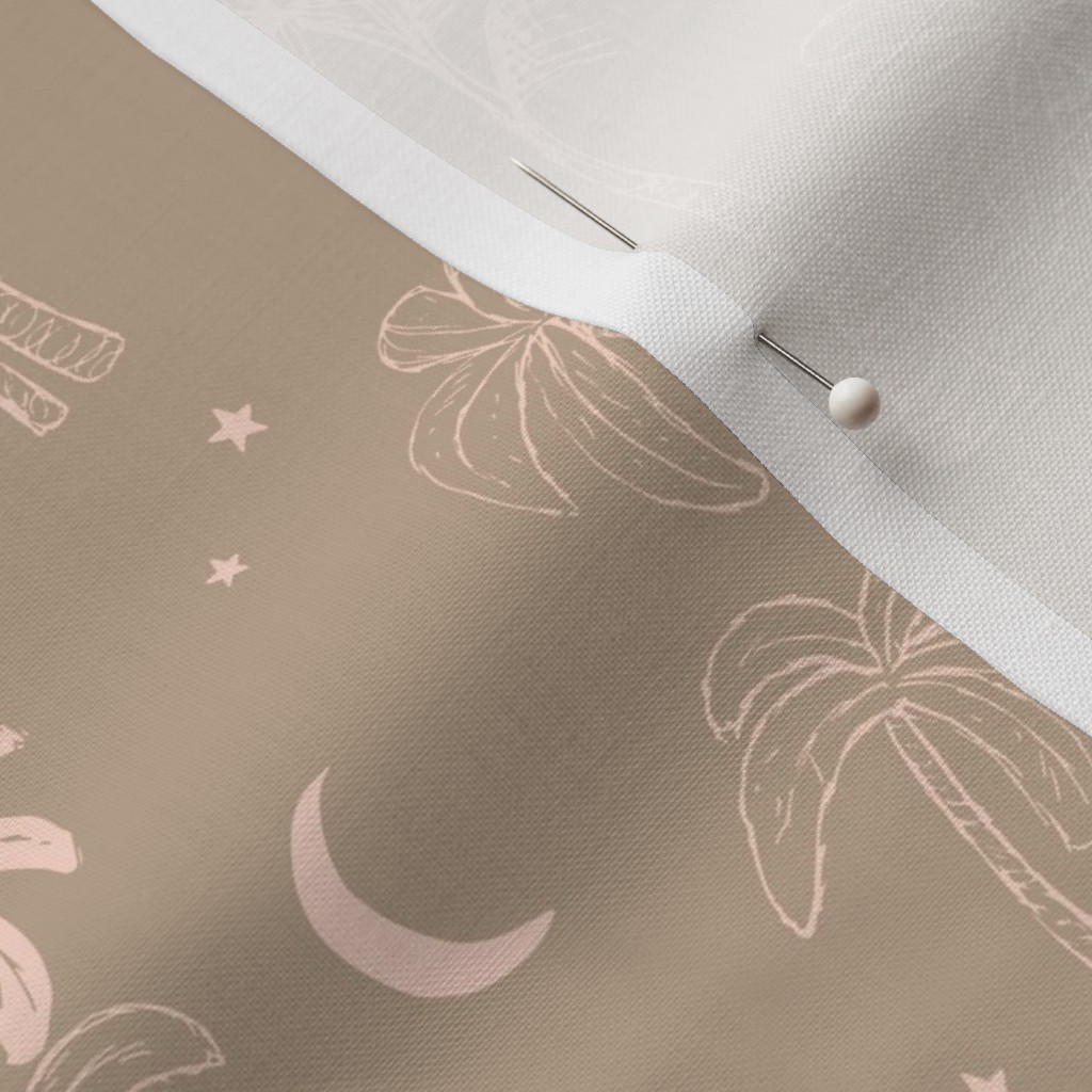 Close up of Petal Signature Cotton fabric with a sewing pin