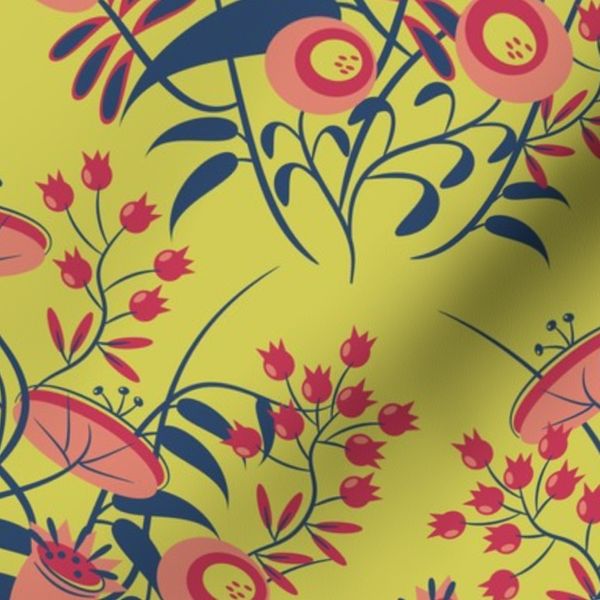 jolies fleurs no. 1 Matisse citron