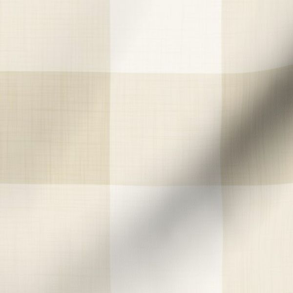 3 in Buffalo Plaid Panna Cotta Beige