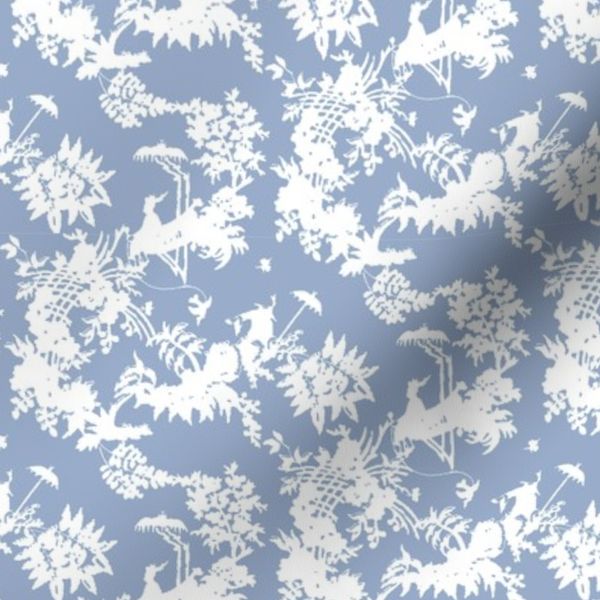 Chinoiserie Ghost Cornflower