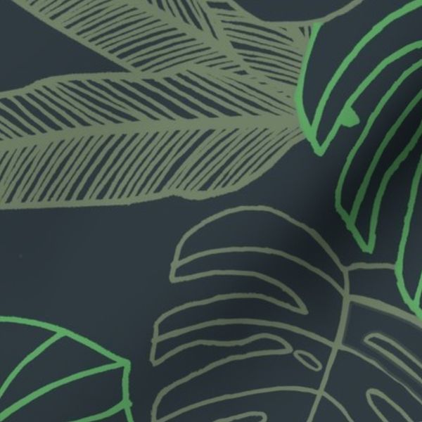 Tropical Leaves Large Scale