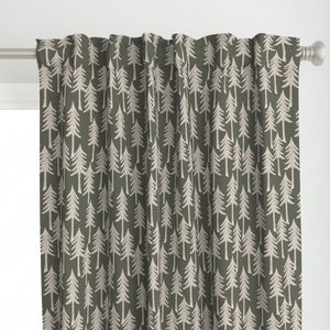 Texture Trees - Olive Green
