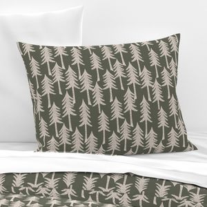 Texture Trees - Olive Green