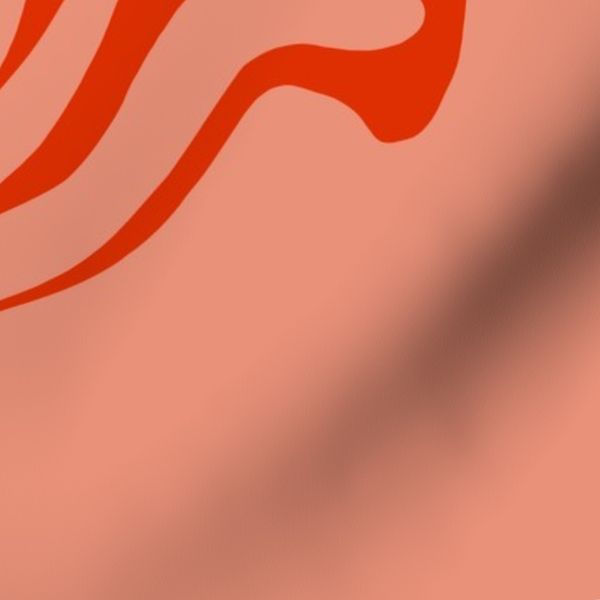 splash coral red