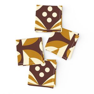 2863 D Extra Large - retro floral butterflies