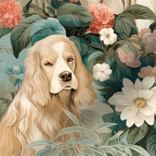 Cocker Spaniel Garden 3