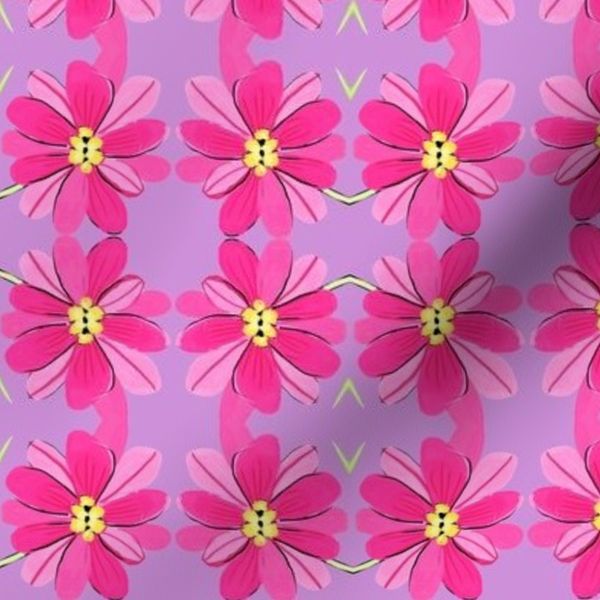 pink cosmo grid