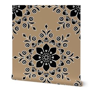 Folk Art Floral Kaleidoscope 22
