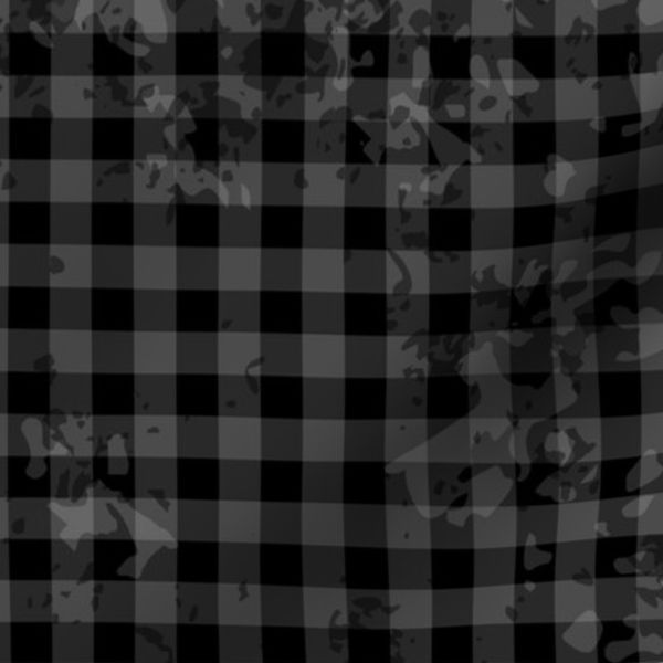 grunge gingham black