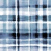 Oversize Moody Indigo Blue Rustic Plaid Large