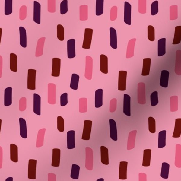 Purple pink and burgundy irregular stripes - Small scale