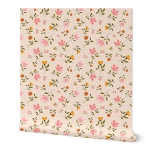 Peach Blossom Dreams Cottage Garden Summer Florals