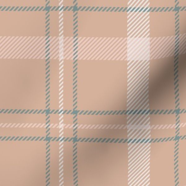 Fall plaid camel brown