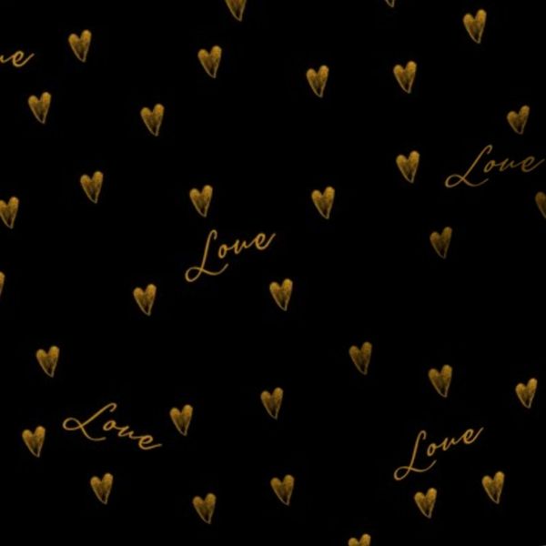 mango love freehand hearts love on black