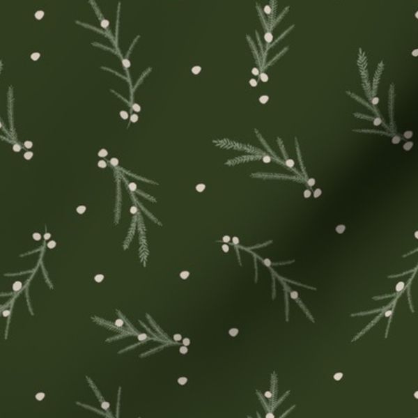 Berry Branches Forest MEDIUM 7.2 X 7.2