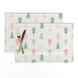 Winter Arrow Pines (Jewel Tones)
