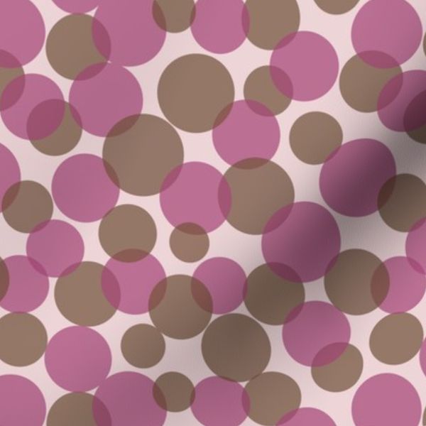 Bubbles lilac brown