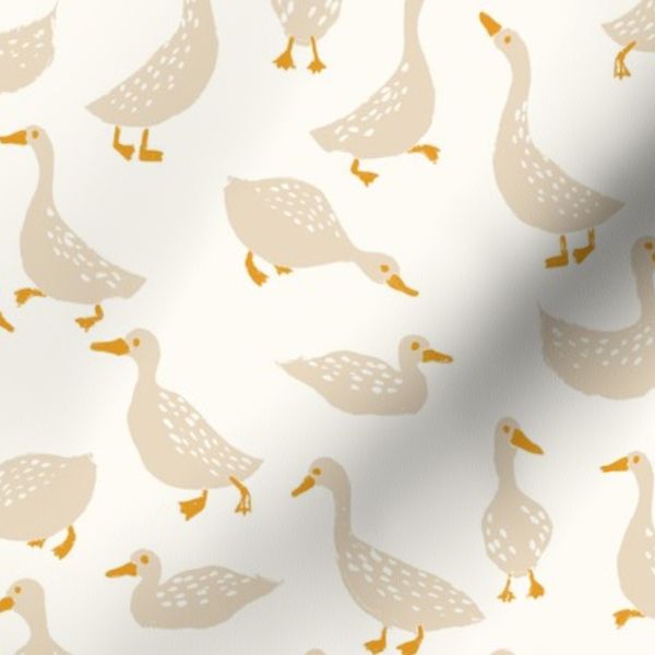 Have a goose day beige cream yellow