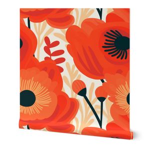 a surface design play with the color poppy orange 233