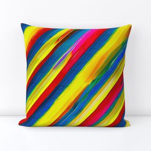 large scale stripes bright colors