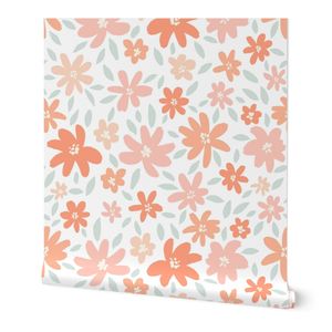 autumn 2/ pastel peach loose florals
