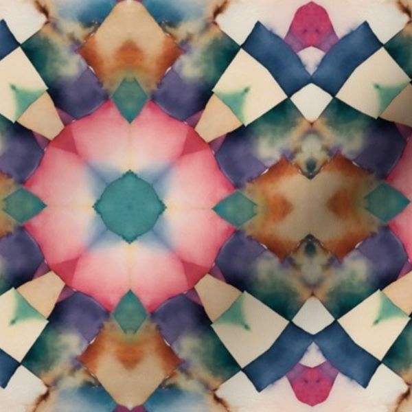 Abstract Smudgy Floral
