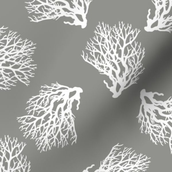 (large) Coastal Sea Coral Grey