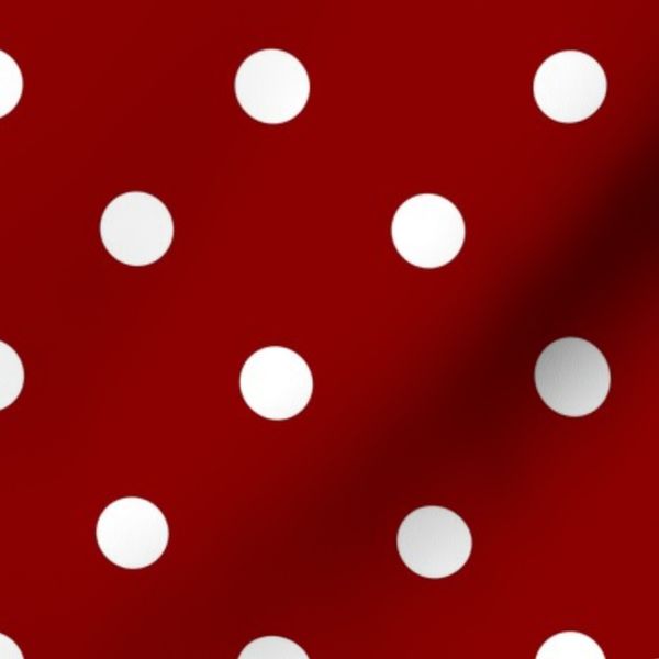 Polka dots circles red dot pattern