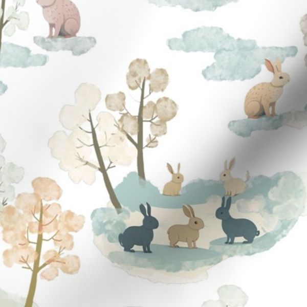 Rabbit winterland white