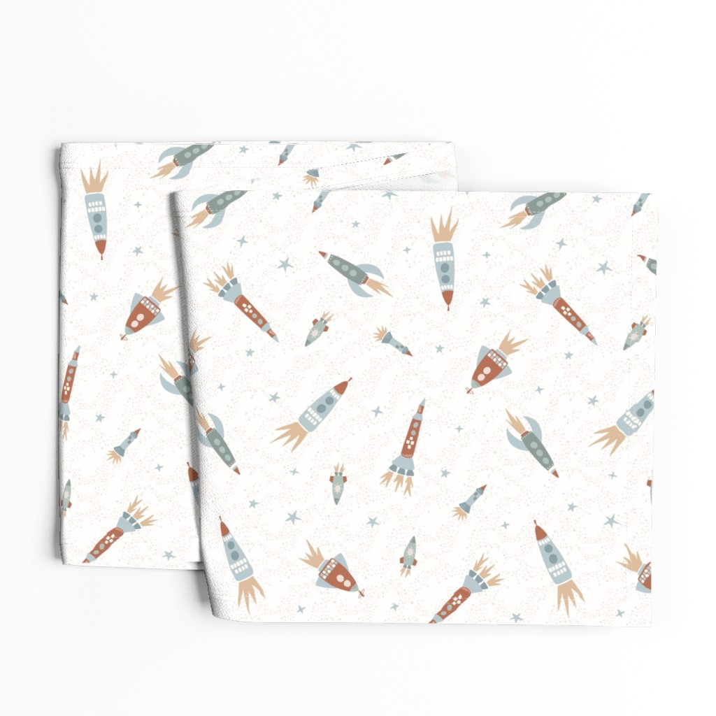 Gently folded Table Runner laying on a white background showing parts of the unprinted backing