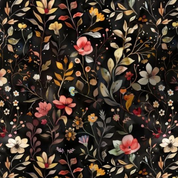 Dark Floral Fantasy