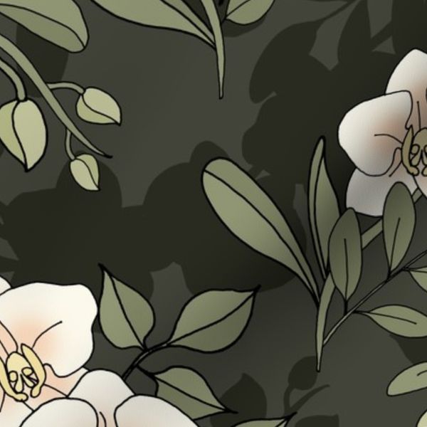 Orchids (Cozy Brown)