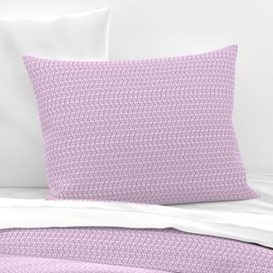 Playful stripes of leaves in lilac / botanical geometric in purple