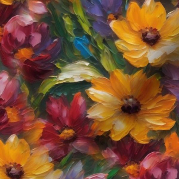 Spring Oil Paint Florals
