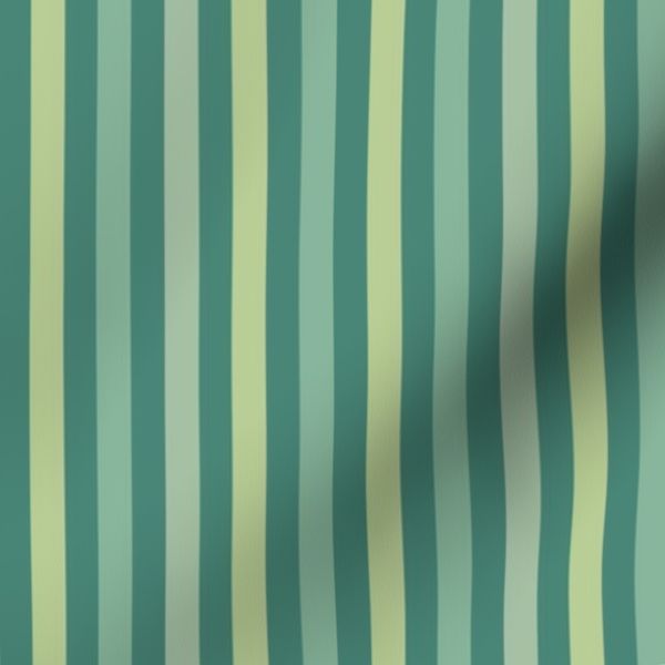 Soft Gradient Green Stripes small scale