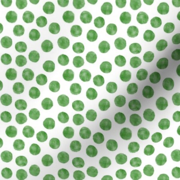 Watercolor Dots - Green (mini)