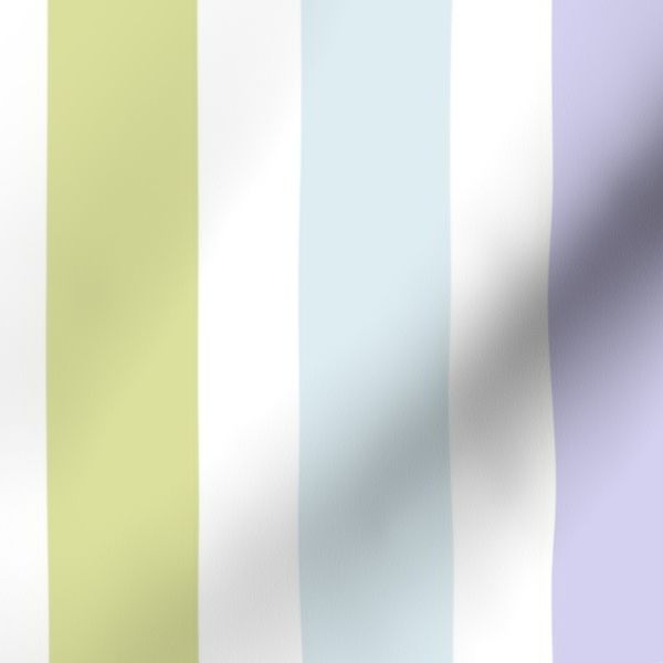 Medium // Vertical Soft Pastel Ocean Breeze Stripes