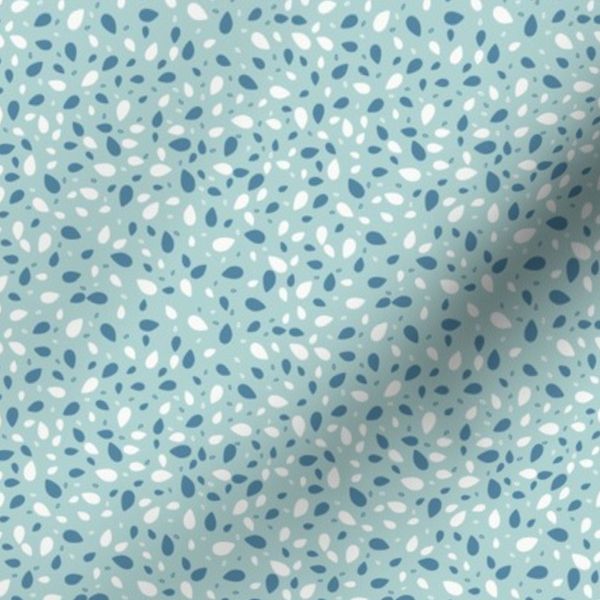 Small // Febe Colorful Blender Raindrops - Blue & Cream