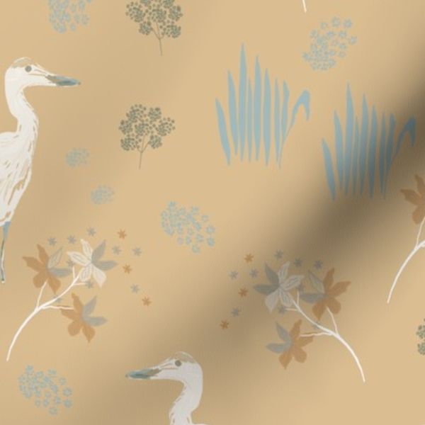 Wings and Wildflowers-Wheat- Pattern 2-8