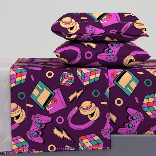 80s Objects Seamless Pattern - color 2