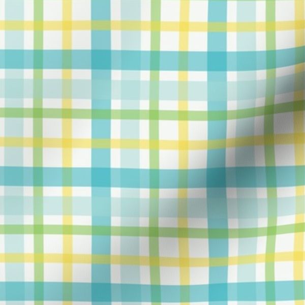 small windowpane plaid / alligator coordinate