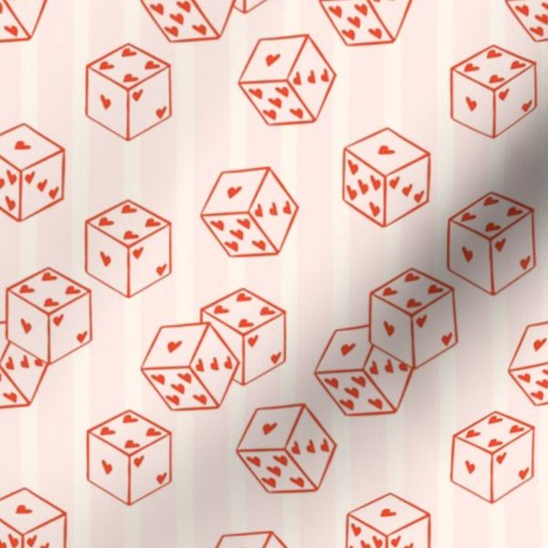 Love Dice Dice with Hearts Heart Dice