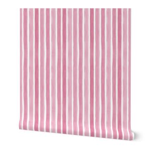 Tonal Watercolor Stripe - Petunia Pink Combo